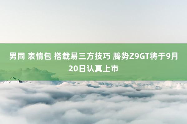 男同 表情包 搭载易三方技巧 腾势Z9GT将于9月20日认真上市