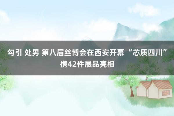 勾引 处男 第八届丝博会在西安开幕 “芯质四川”携42件展品亮相