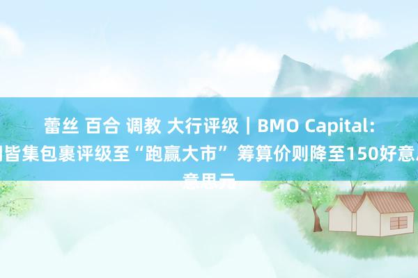 蕾丝 百合 调教 大行评级｜BMO Capital：上调皆集包裹评级至“跑赢大市” 筹算价则降至150好意思元