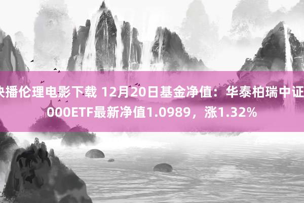 快播伦理电影下载 12月20日基金净值：华泰柏瑞中证2000ETF最新净值1.0989，涨1.32%