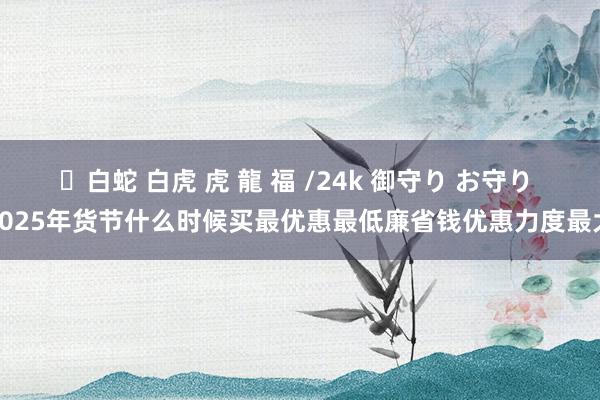 ✨白蛇 白虎 虎 龍 福 /24k 御守り お守り 2025年货节什么时候买最优惠最低廉省钱优惠力度最大